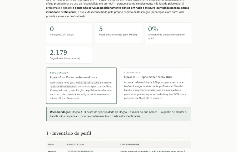 Auditoria · trecho 2